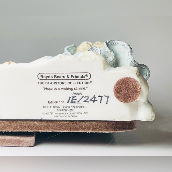 Boyds Bears & Friends  1E Collection Angel Photo Frame “Hope is a waking dream” - Picture 3 of 7